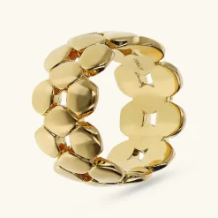 Anello a Fascia Geometrico