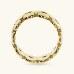 Anello a Fascia Geometrico