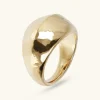 Anello a Fascia Graduato Martellato