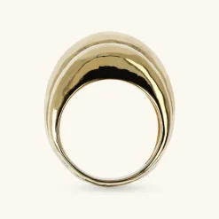 Anello a Fascia Martellato Design Triplo