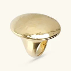 Anello Chevalier Martellato Forma Ovale