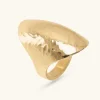 Anello Chevalier Martellato Forma Ovale