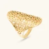 Anello Chevalier Traforato Forma Ovale