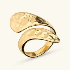 Anello Contrarié Martellato