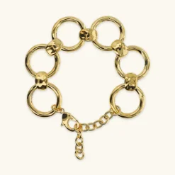 Bracciale ad Anelli Martellati