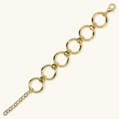 Bracciale ad Anelli Martellati