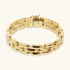Bracciale Catena Pantera Superficie Liscia
