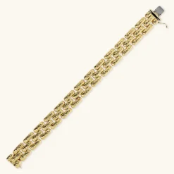 Bracciale Catena Pantera Martellato