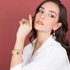 Bracciale Catena Rolo con Charms Monete