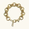 Bracciale con Maglie Ovali e Anelli