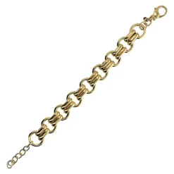 Bracciale con Maglie Ovali e Anelli