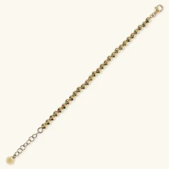 Bracciale con Sfere Martellate