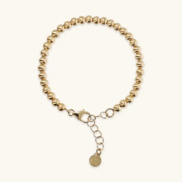 Bracciale con Sfere Satinate