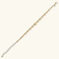 Bracciale con Sfere Satinate Graduate