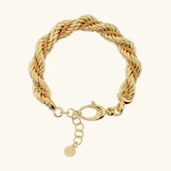 Bracciale Doppia Catena Corda