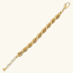 Bracciale Doppia Catena Corda