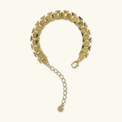 Bracciale Maglia Geometrica Piatta