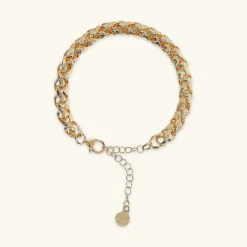 Bracciale Maxi Catena Spiga Martellata