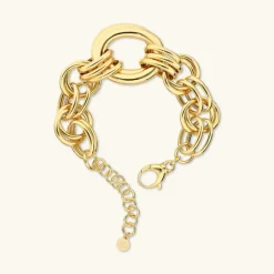 Bracciale Maxi Maglie Ovali a Intreccio