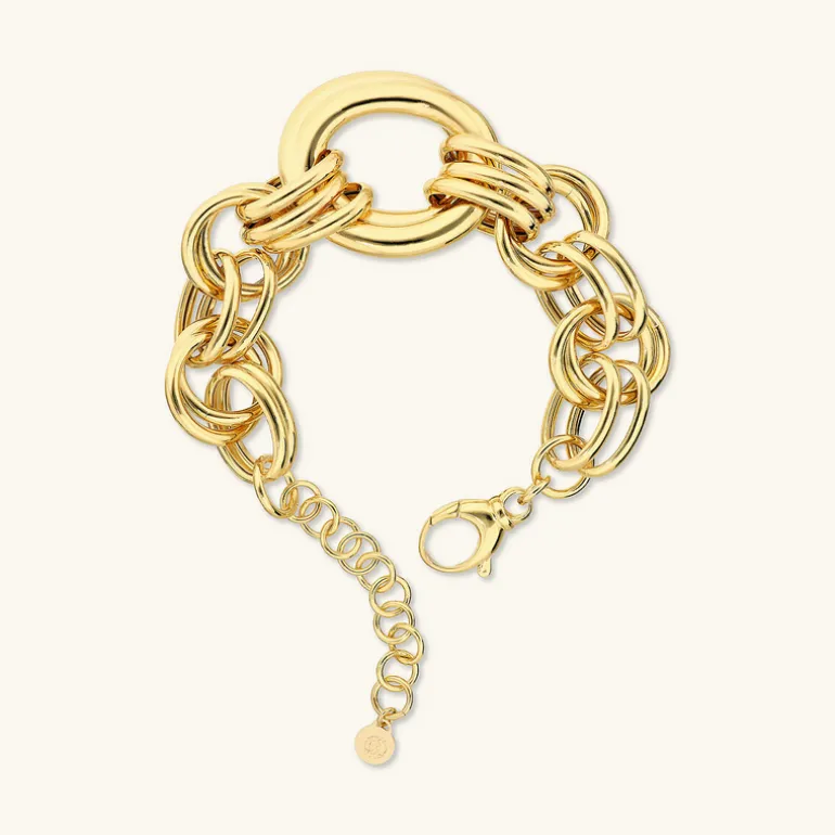 Bracciale Maxi Maglie Ovali a Intreccio