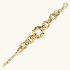 Bracciale Maxi Maglie Ovali a Intreccio
