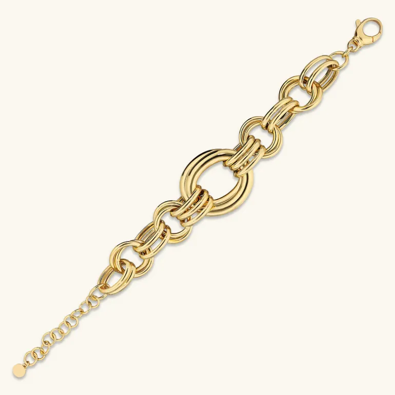 Bracciale Maxi Maglie Ovali a Intreccio