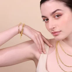 Bracciale Multifilo Catena Margherita