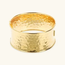 Bracciale Rigido a Fascia Martellato