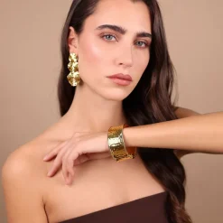 Bracciale Rigido a Fascia Martellato