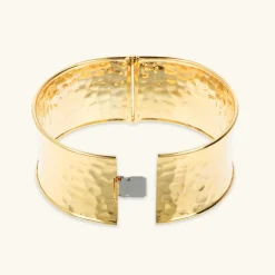 Bracciale Rigido a Fascia Martellato