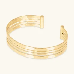 Bracciale Rigido Multifilo Martellato