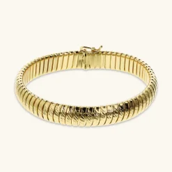 Bracciale Tubogas con Superficie Lavorata