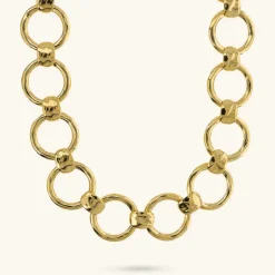 Collana ad Anelli Martellati