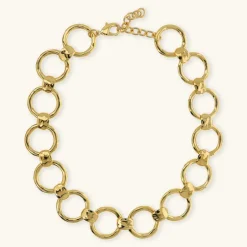 Collana ad Anelli Martellati