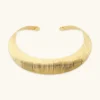 Collana Choker Graduata Texture Rigata