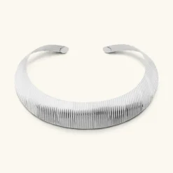 Collana Choker Graduata Texture Rigata