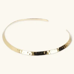 Collana Choker Sottile Martellata
