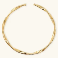 Collana Choker Tubogas Ritorto