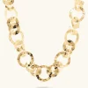 Collana con Maglie ad Anelli Martellati