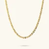 Collana Girocollo Catena Margherita Diamantata