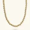 Collana Girocollo con Sfere Martellate