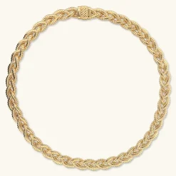 Collana Girocollo Tubogas a Intreccio