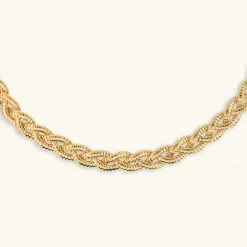Collana Girocollo Tubogas a Intreccio