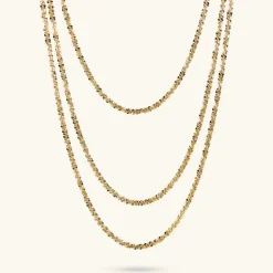 Collana Multifilo Graduata Catena Margherita