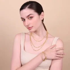 Collana Multifilo Graduata Catena Margherita